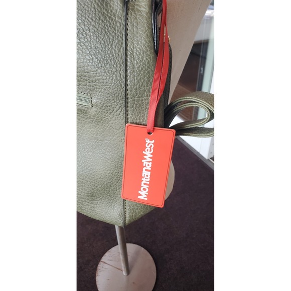 Montana West Women Olive Green Studded Hobo Shoulder Bag Purse MWC 128GN - Picture 5 of 8